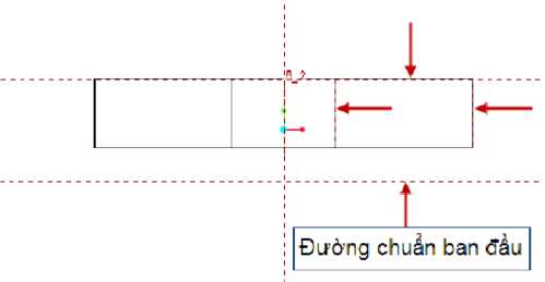 Xác định đường chuẩn và các đường tham chiếu