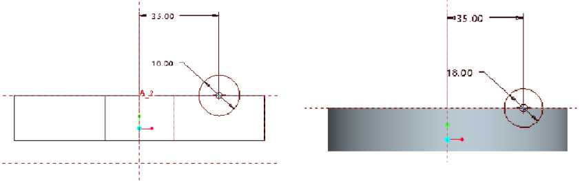 Vẽ Sketch profile và thêm đường trục xoay