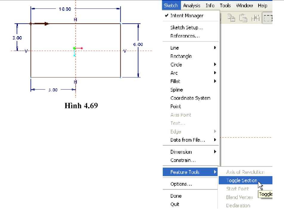 Giao diện Sketch và các bước thực hiện