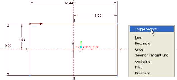 Chuyển sang tiết diện thứ hai bằng cách vào Sketch