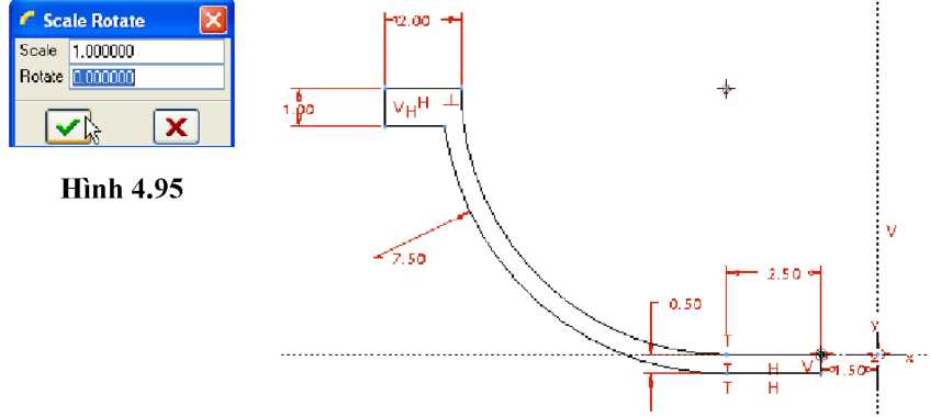 Chọn giá trị Scale là 1