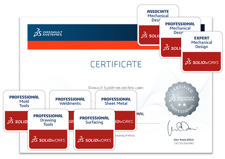 solidworks academic certification provider