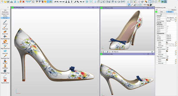 Phần mềm thiết kế giày dép thông dụng