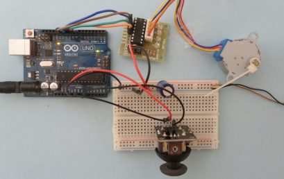 Điều khiển động cơ bước với Arduino và cần điều khiển