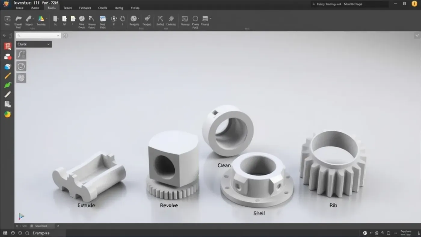 Nhóm feature tạo khối Inventor 2026