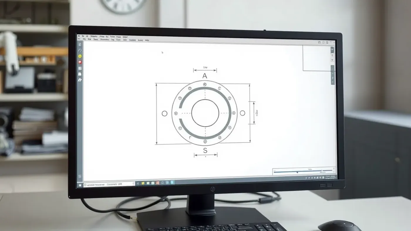 Bài tập Sketch 2D SolidWorks cho tấm gá cơ khí